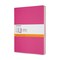 Moleskine Cahier Journals - 9-3/4" x 7-1/2", Ruled, Kinetic Pink, Pkg of 3